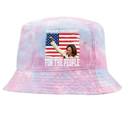 Madam President Kamala Tie-Dyed Bucket Hat