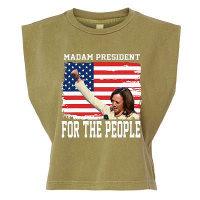 Madam President Kamala Garment-Dyed Women's Muscle Tee