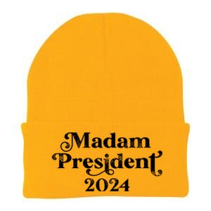 Madam President Kamala Harris 2024 Knit Cap Winter Beanie