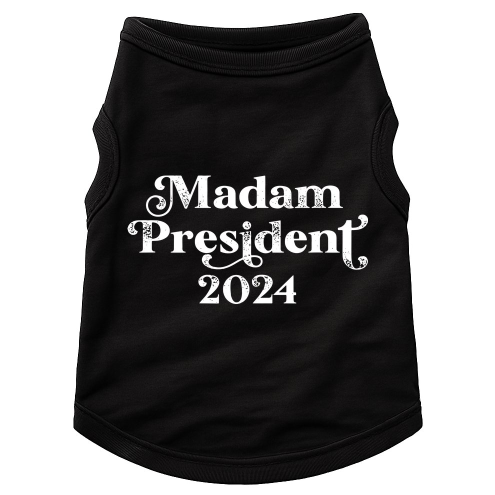 Madam President Kamala Harris 2024 Doggie Tank