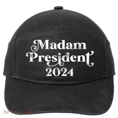 Madam President Kamala Harris 2024 7-Panel Snapback Hat