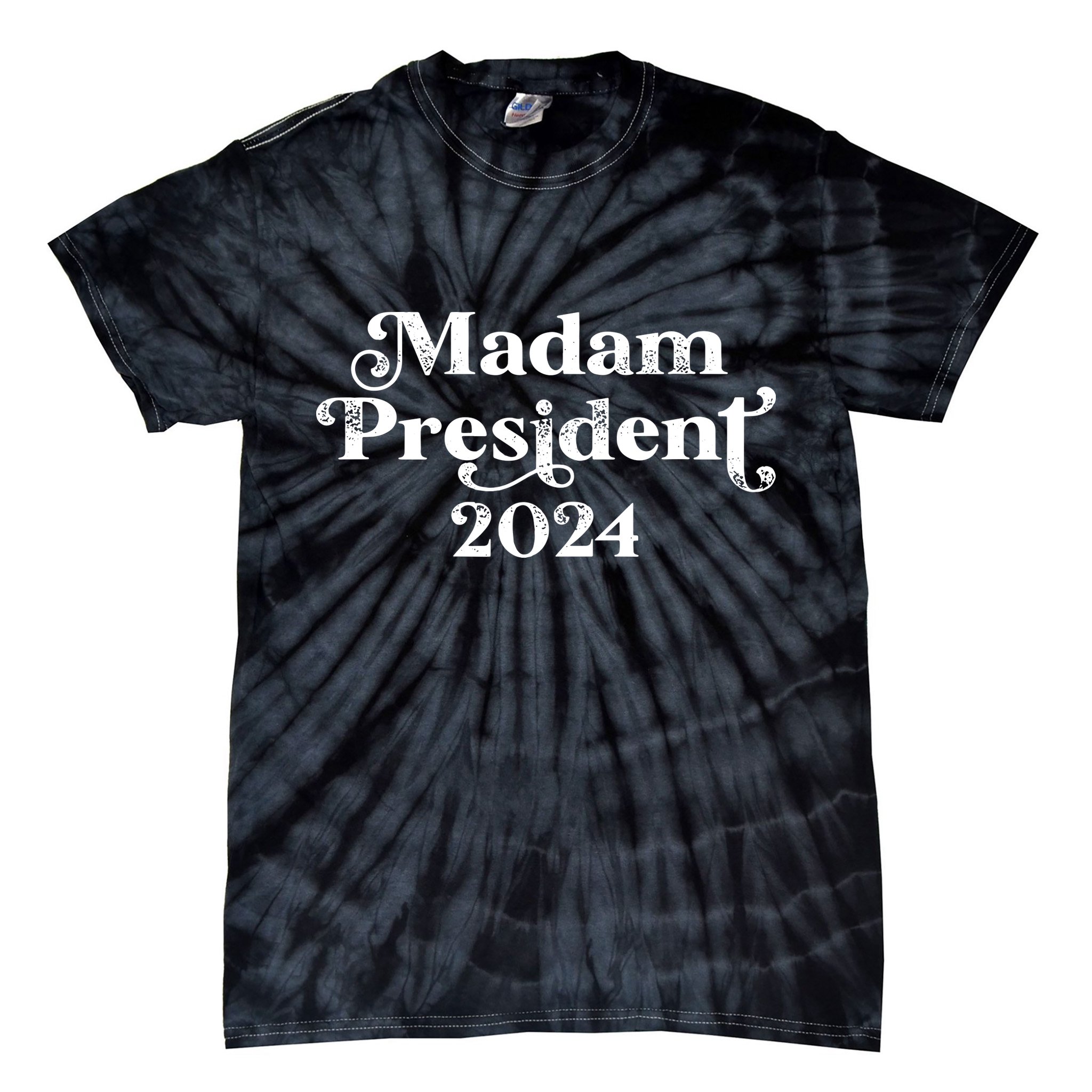 Madam President Kamala Harris 2024 Tie-Dye T-Shirt