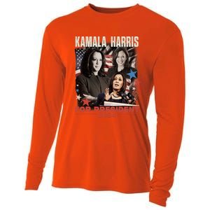 Madam President Kamala Harris WeRe Not Going Back 2024 Cooling Performance Long Sleeve Crew