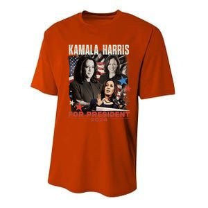 Madam President Kamala Harris WeRe Not Going Back 2024 Performance Sprint T-Shirt