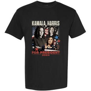 Madam President Kamala Harris WeRe Not Going Back 2024 Garment-Dyed Heavyweight T-Shirt