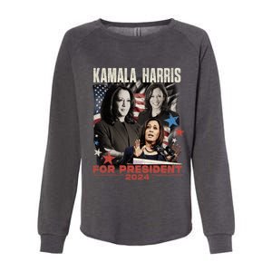 Madam President Kamala Harris WeRe Not Going Back 2024 Womens California Wash Sweatshirt