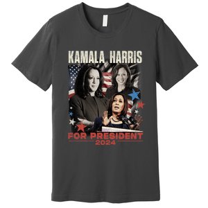 Madam President Kamala Harris WeRe Not Going Back 2024 Premium T-Shirt