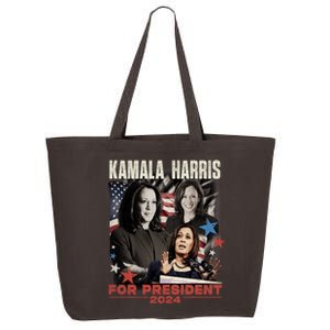 Madam President Kamala Harris WeRe Not Going Back 2024 25L Jumbo Tote