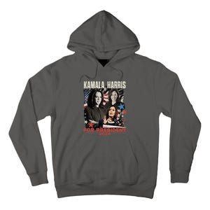 Madam President Kamala Harris WeRe Not Going Back 2024 Tall Hoodie