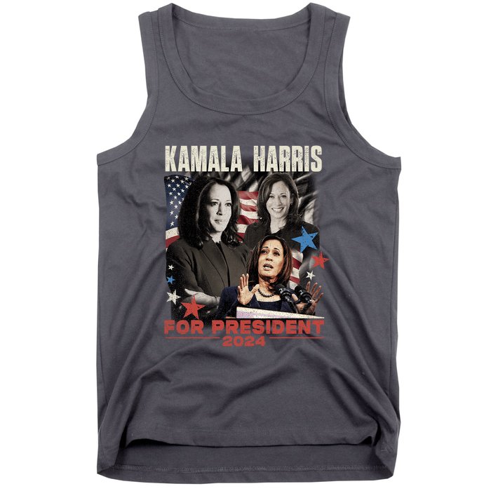 Madam President Kamala Harris WeRe Not Going Back 2024 Tank Top