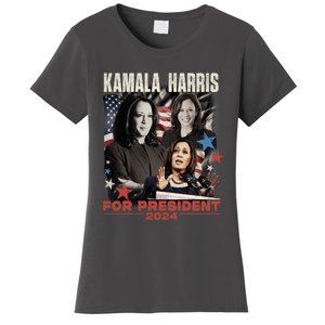 Madam President Kamala Harris WeRe Not Going Back 2024 Women's T-Shirt