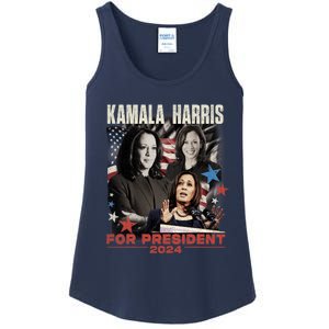 Madam President Kamala Harris WeRe Not Going Back 2024 Ladies Essential Tank