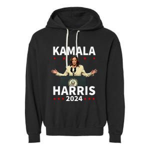 Madam President Kamala Garment-Dyed Fleece Hoodie