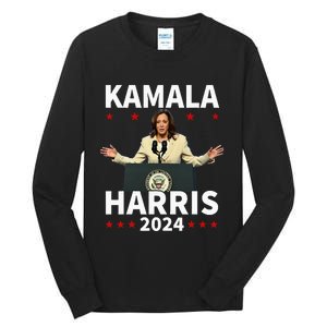 Madam President Kamala Tall Long Sleeve T-Shirt