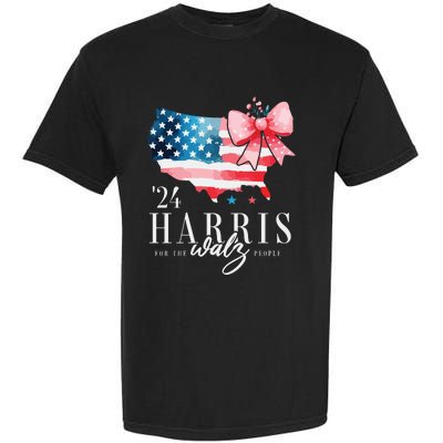 Madam President Kamala Harris 2024 Coquette Clothes Tim Walz Garment-Dyed Heavyweight T-Shirt