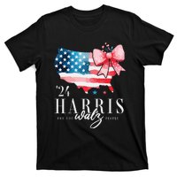 Madam President Kamala Harris 2024 Coquette Clothes Tim Walz T-Shirt