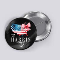 Madam President Kamala Harris 2024 Coquette Clothes Tim Walz Button