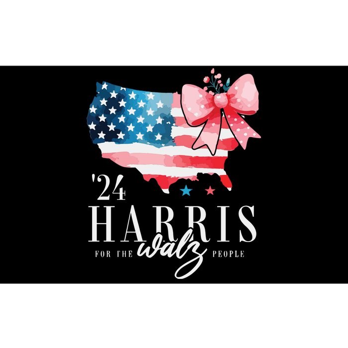 Madam President Kamala Harris 2024 Coquette Clothes Tim Walz Bumper Sticker