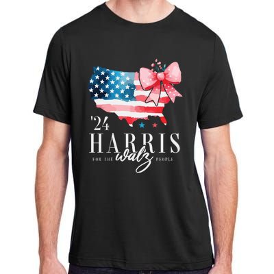 Madam President Kamala Harris 2024 Coquette Clothes Tim Walz Adult ChromaSoft Performance T-Shirt