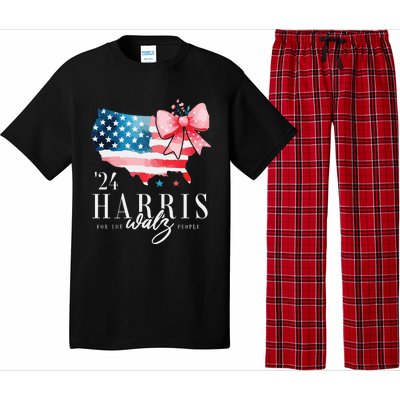 Madam President Kamala Harris 2024 Coquette Clothes Tim Walz Pajama Set