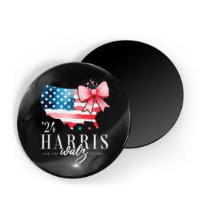 Madam President Kamala Harris 2024 Coquette Clothes Tim Walz Magnet