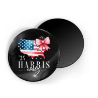 Madam President Kamala Harris 2024 Coquette Clothes Tim Walz Magnet