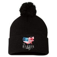 Madam President Kamala Harris 2024 Coquette Clothes Tim Walz Pom Pom 12in Knit Beanie