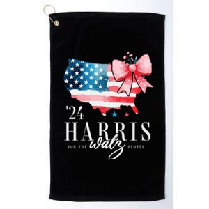 Madam President Kamala Harris 2024 Coquette Clothes Tim Walz Platinum Collection Golf Towel