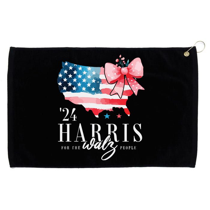 Madam President Kamala Harris 2024 Coquette Clothes Tim Walz Grommeted Golf Towel