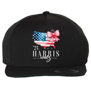 Madam President Kamala Harris 2024 Coquette Clothes Tim Walz Wool Snapback Cap