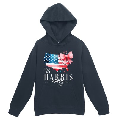 Madam President Kamala Harris 2024 Coquette Clothes Tim Walz Urban Pullover Hoodie