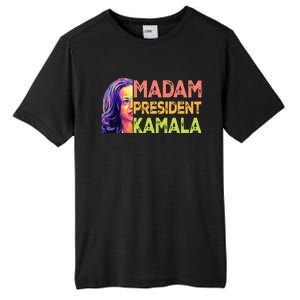 Madam President Kamala Harris 2024 Tall Fusion ChromaSoft Performance T-Shirt