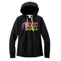 Madam President Kamala Harris 2024 Women's Fleece Hoodie