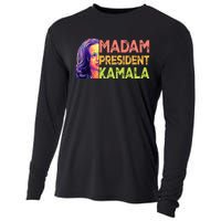 Madam President Kamala Harris 2024 Cooling Performance Long Sleeve Crew