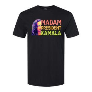 Madam President Kamala Harris 2024 Softstyle CVC T-Shirt