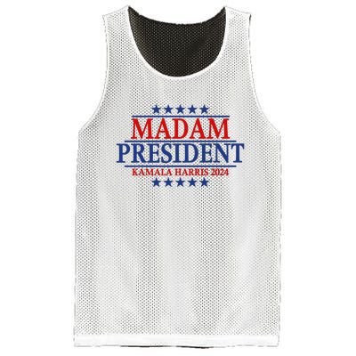 Madam President Kamala Harris 2024 Vote Democrat Beat Trump Mesh Reversible Basketball Jersey Tank