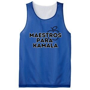 Maestros Para Kamala Harris Spanish Teacher Democratic Gift Mesh Reversible Basketball Jersey Tank