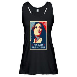 Madam President Kamala Harris 2024 Change Breaking Barriers Ladies Essential Flowy Tank