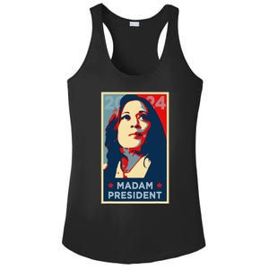 Madam President Kamala Harris 2024 Change Breaking Barriers Ladies PosiCharge Competitor Racerback Tank