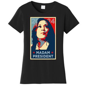 Madam President Kamala Harris 2024 Change Breaking Barriers Women's T-Shirt