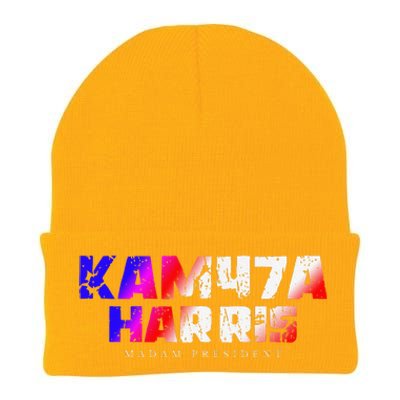 Madam President Kamala Harris Kam47a Knit Cap Winter Beanie