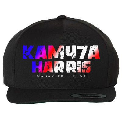 Madam President Kamala Harris Kam47a Wool Snapback Cap