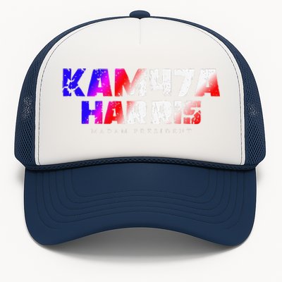 Madam President Kamala Harris Kam47a Trucker Hat