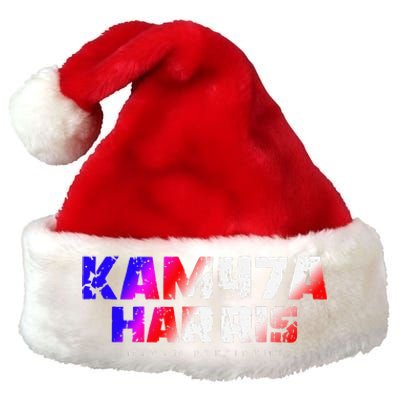 Madam President Kamala Harris Kam47a Premium Christmas Santa Hat