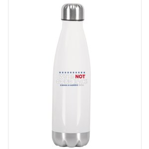 Madam President Kamala Harris WeRe Not Going Back 2024 Stainless Steel Insulated Water Bottle