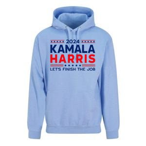 Madam President Kamala Harris LetS Finish The Job 2024 Unisex Surf Hoodie