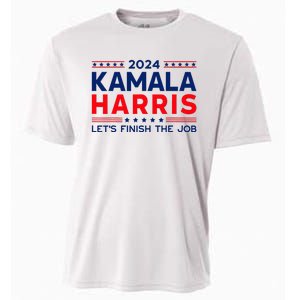 Madam President Kamala Harris LetS Finish The Job 2024 Cooling Performance Crew T-Shirt