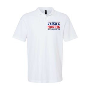 Madam President Kamala Harris LetS Finish The Job 2024 Softstyle Adult Sport Polo