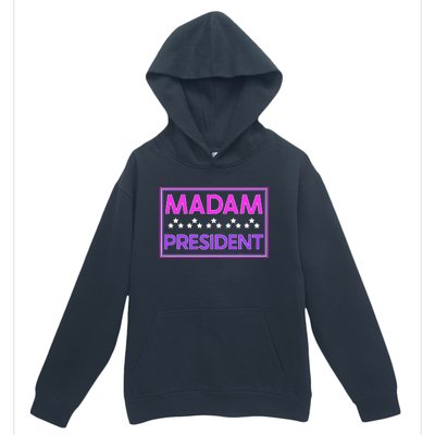 Madam President Kamala Harris 2024 Urban Pullover Hoodie