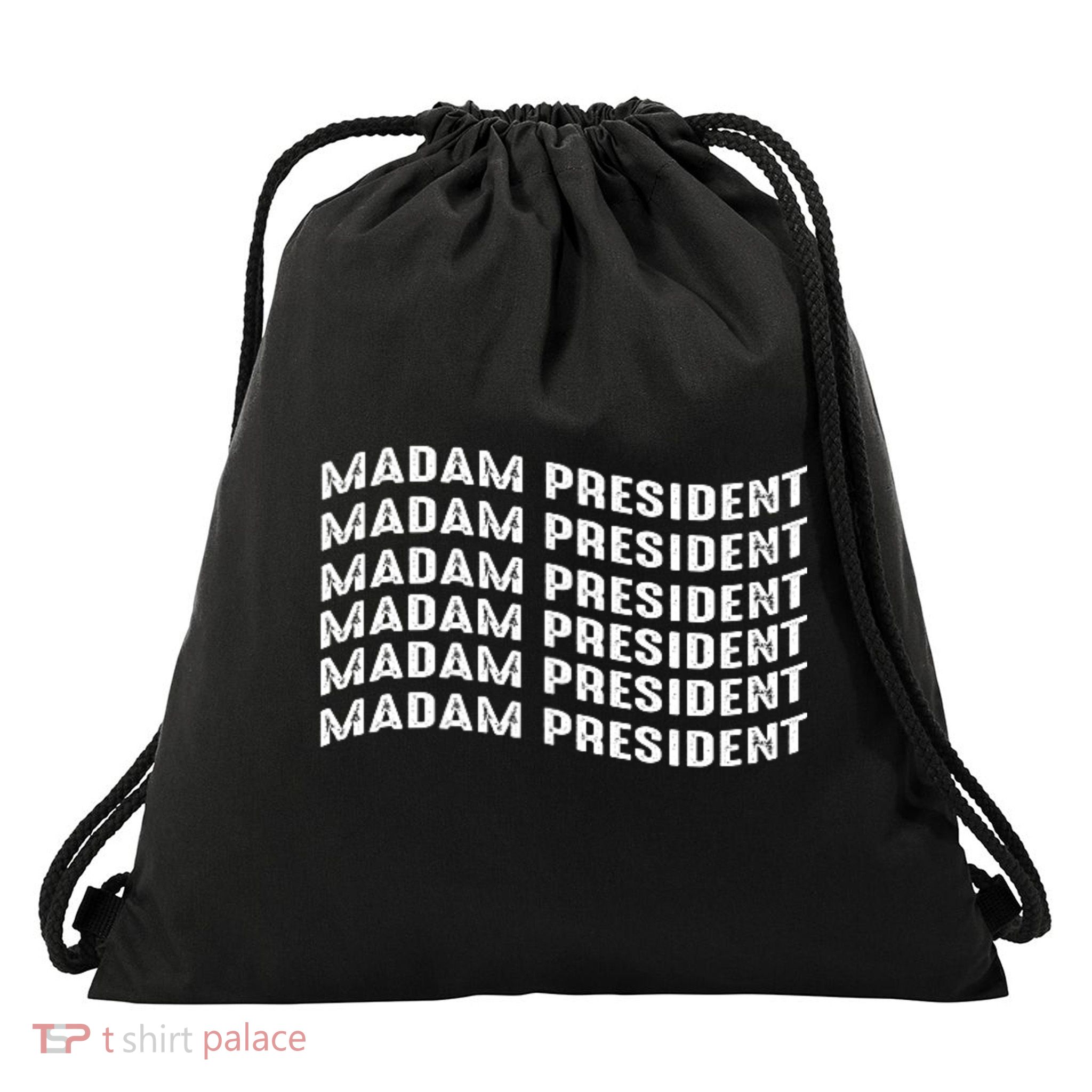 Madam President Kamala 2024 Drawstring Bag